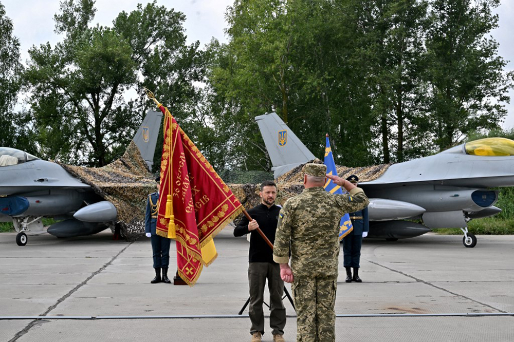 Igisirikare cya Ukraine cyatangiye gukoresha indege z'indwanyi za F-16 z'Abanyamerika