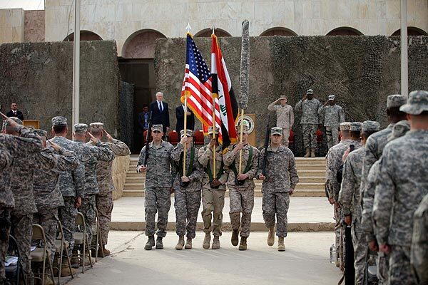 Ingabo za nyuma za Amerika zari ziri muri Irak zirahava kuri uyu wa Gatatu