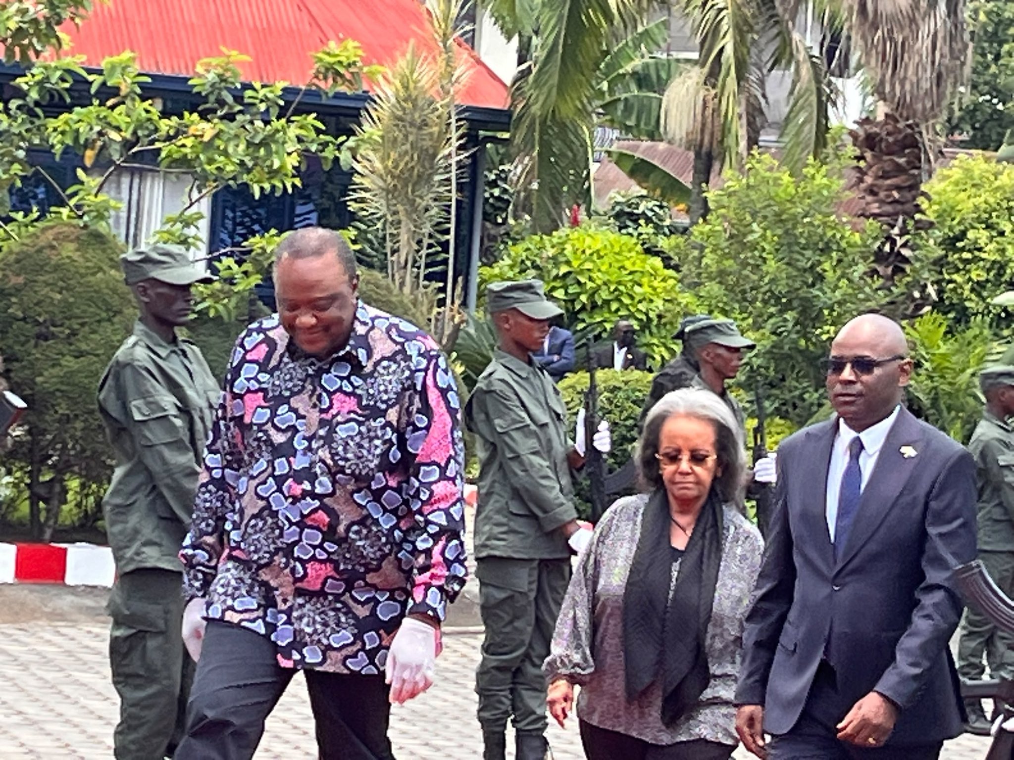 Goma: AFC/M23 yakiriye itsinda ry'abari abakuru b'ibihugu barimo Kenyatta
