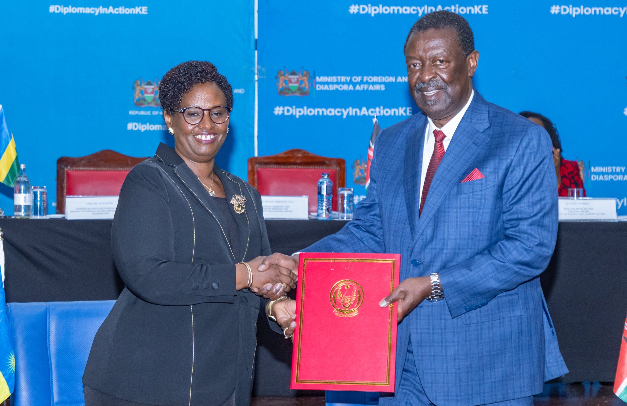 U Rwanda rwasinyanye na Kenya amasezerano 11 agamije gushimangira ubufatanye