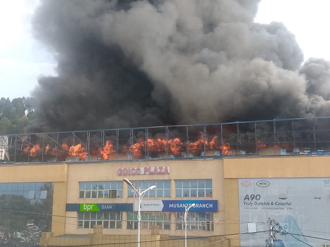 Musanze: Isoko rya Goico ryafashwe n'inkongi y'umuriro