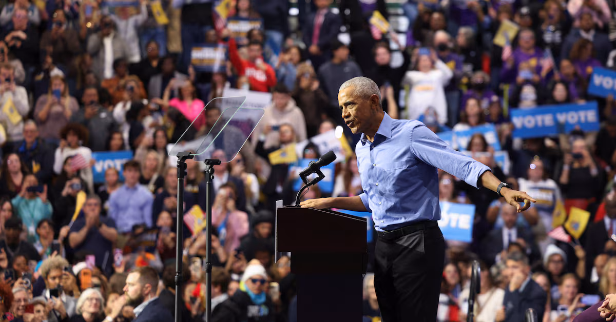 Barack Obama yibasiye bikomeye ubutegetsi bwa Trump