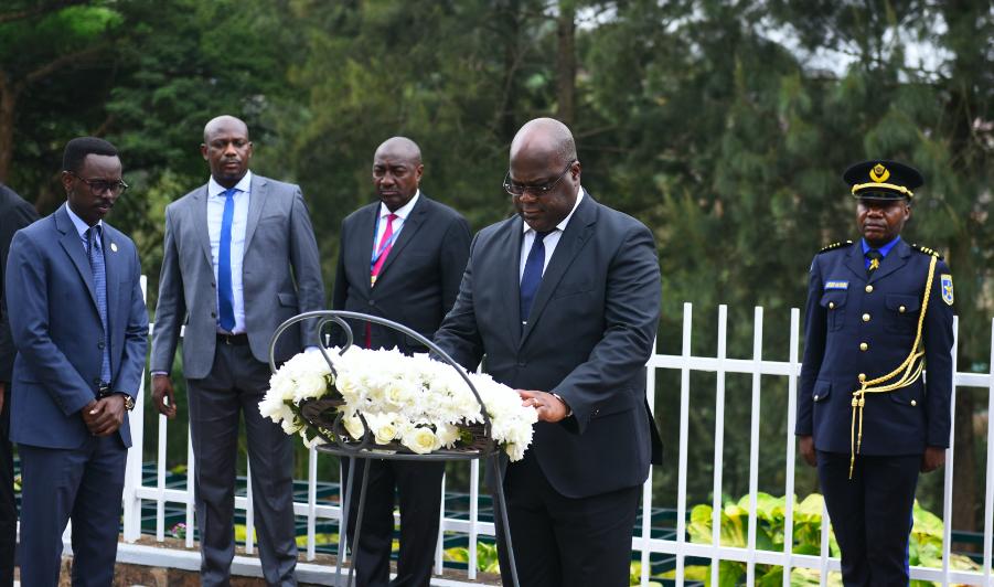 Kagame na Tshisekedi iminsi ikiri myiza (Amafoto) 7