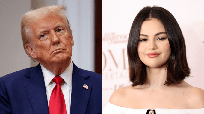 Donald Trump Selena Gomez getty H 2025