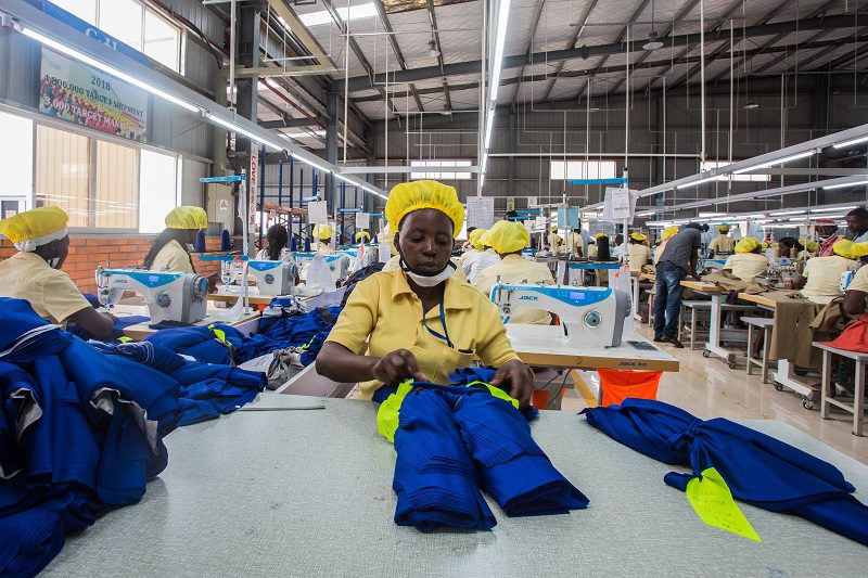 Rwanda clothes factory1