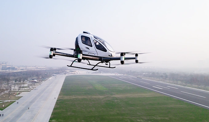 EHang s EH216 S pilotless passenger carrying eVTOL aircraft