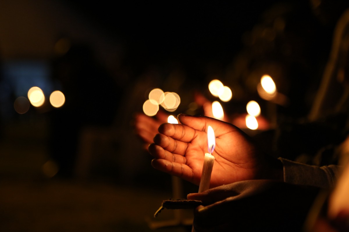 candle photo for Rwanda Yom HaShoah event