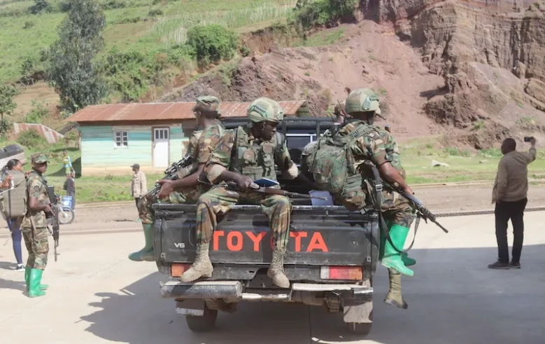 M23 rebels in North Kivu