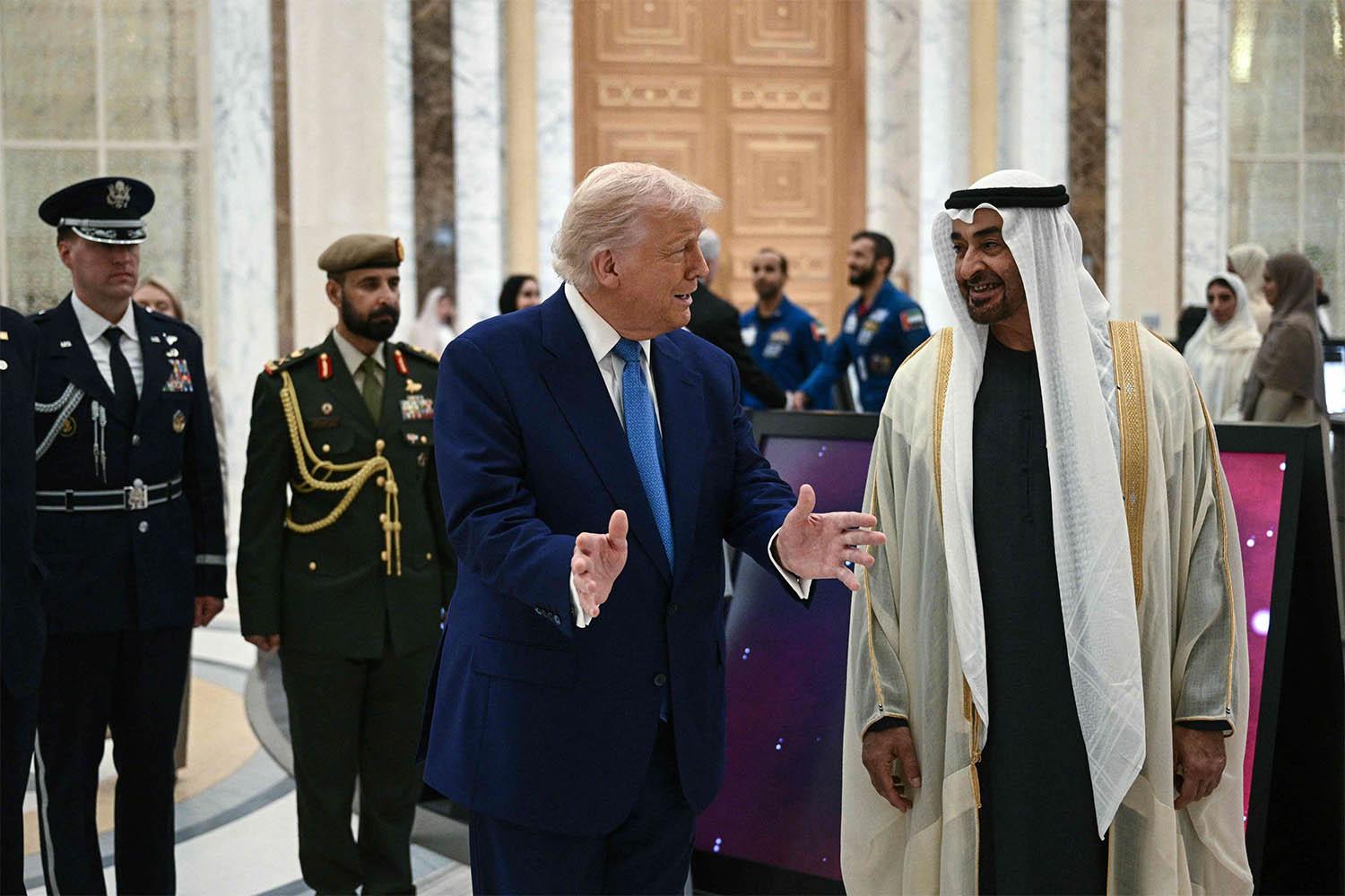 trump sheikh mohamed