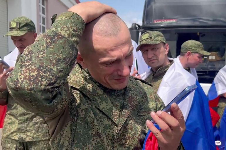 AFP 20250612 623B9CP v1 HighRes BelarusRussiaUkraineConflictPows 1749795442