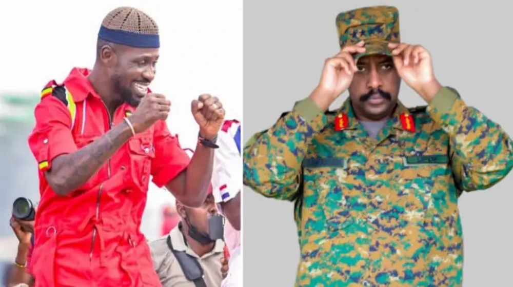 Bobi Wine Gen. Muhoozi Kainerugaba