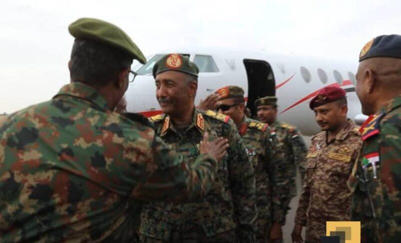 Burhans presdential plane landed for the first time in Khartoum 27 months after the outset of the war on Juky 19 2025 802x485 1