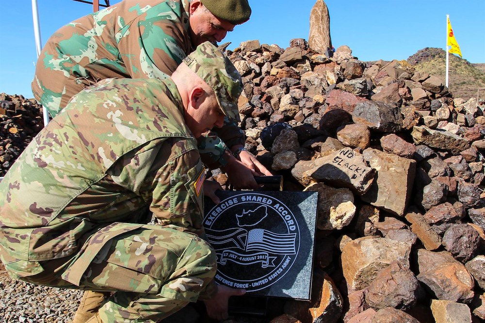 u s south african troops kick off shared accord 2017 with ceremonial tribute