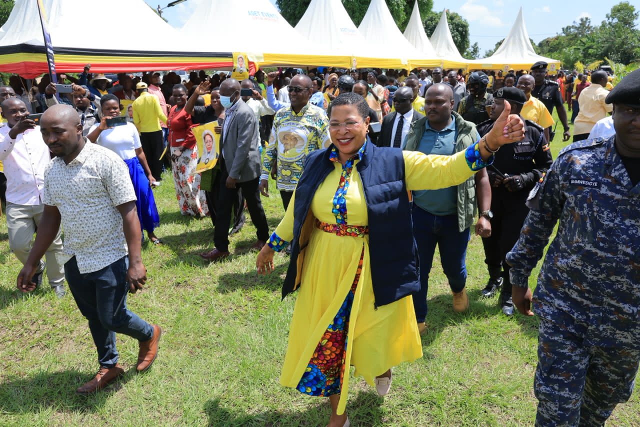 Speaker Anita Among in Bugiri