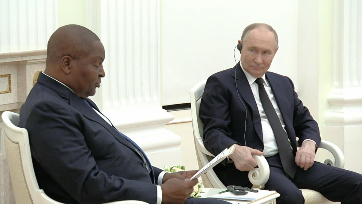 Icyo Perezida Touadéra avuga ku gitutu bivugwa ko amaze igihe ashyirwaho n'u Burusiya 52 large nmKF56imANV9cpNi