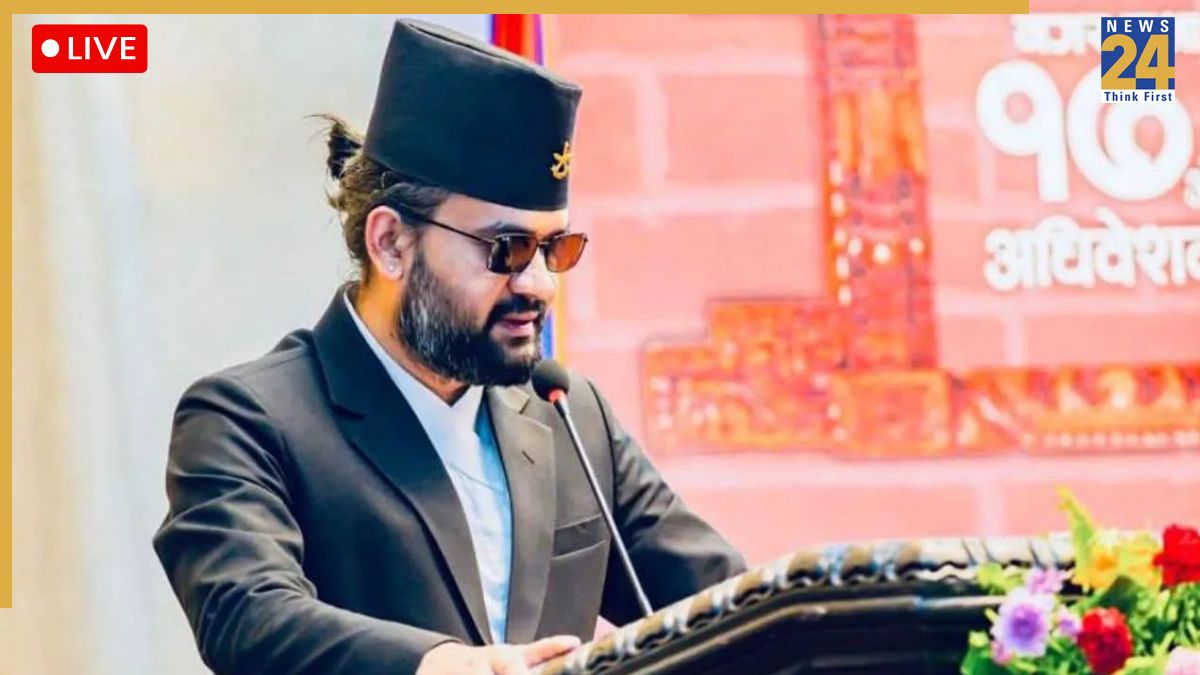 Uwahoze ari umuraperi yarahiriye kuba Minisitiri w'Intebe wa Nepal 84 Balen Shah Swearing in Ceremony Live.jpg