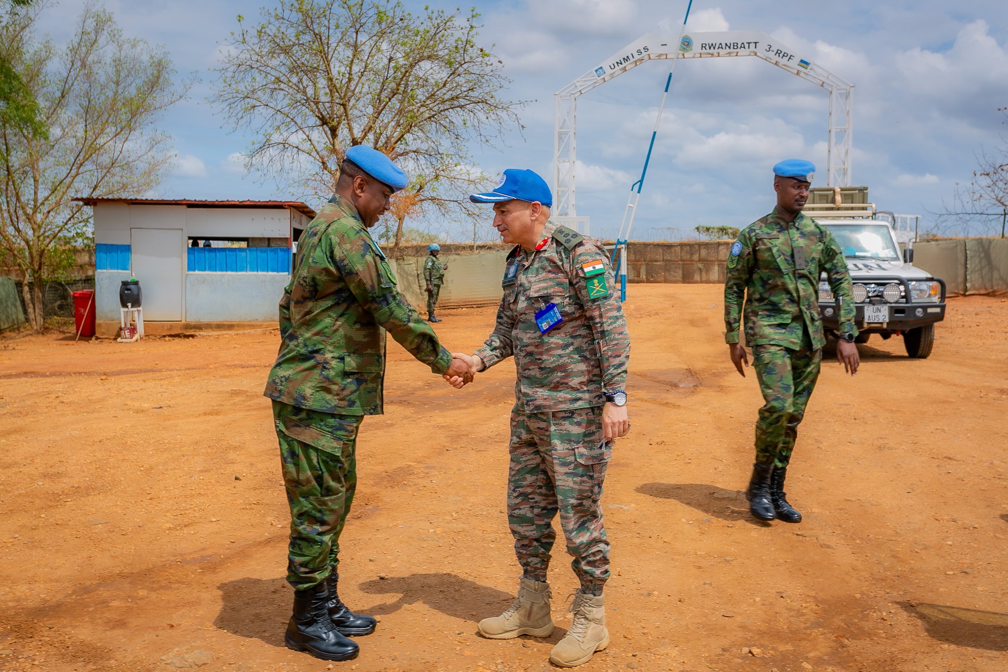 Juba: Brig. Gen. Shishir Bharadwaj yasuye Ingabo za RDF 7 HESHhszXEAA84WS