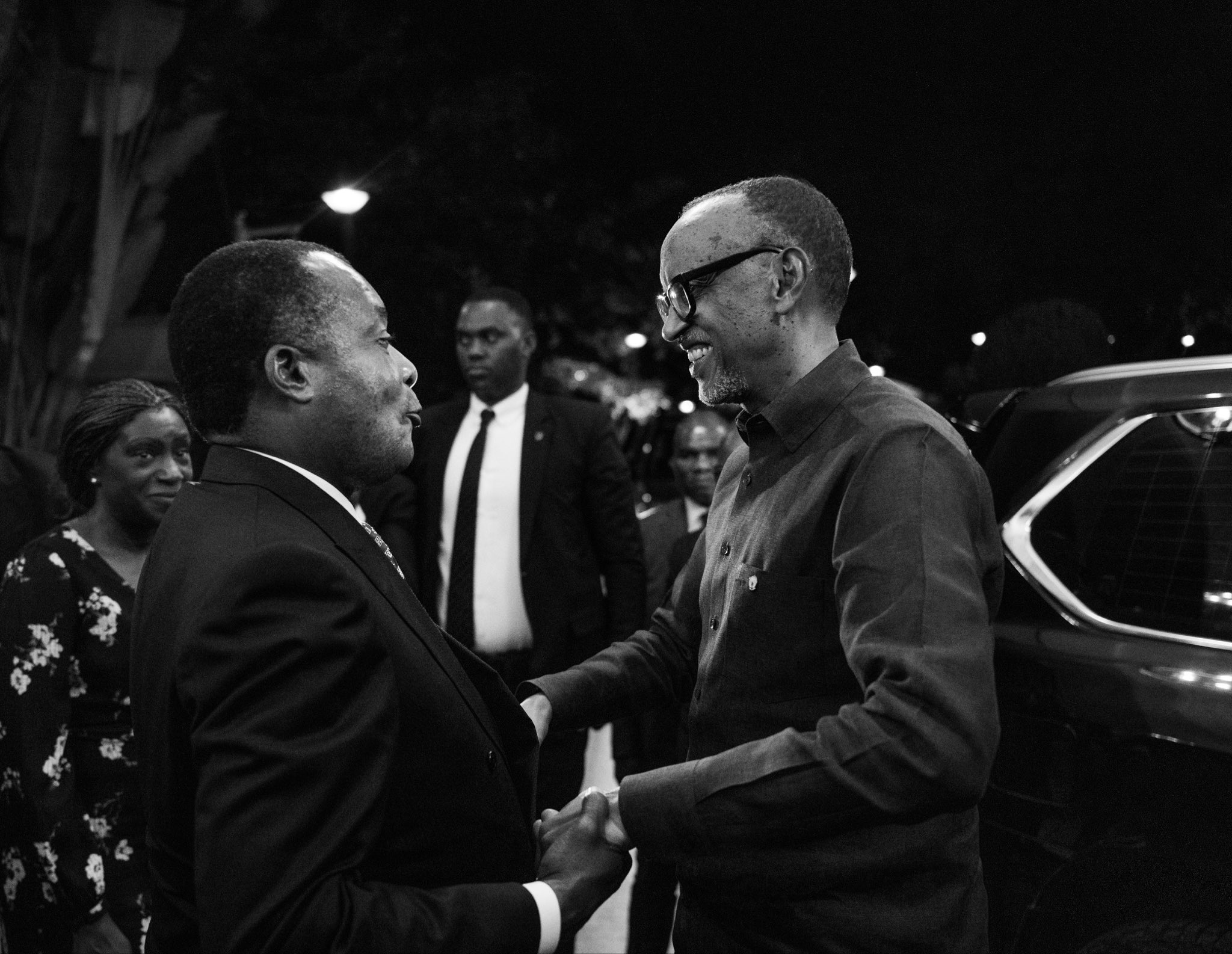 Brazzaville: Perezida Kagame yakiriwe na mugenzi we Sassou Nguesso 9 HF ZCb0bEAI 8qp