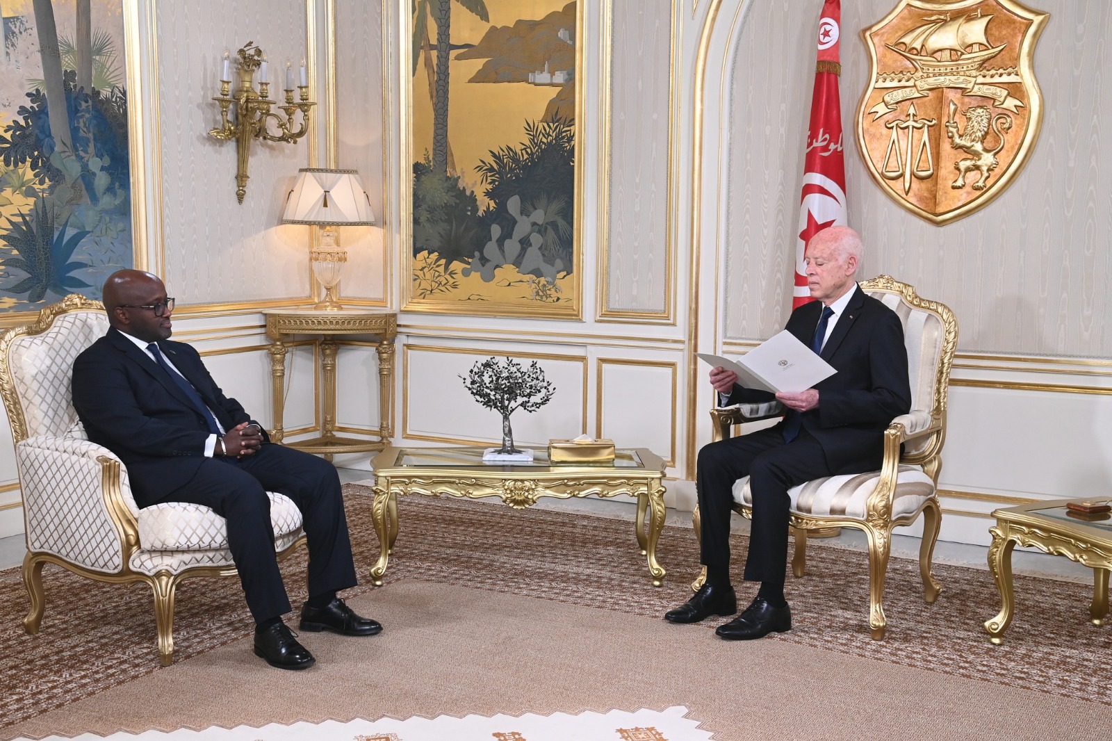 Tunisia: Minisitiri Nduhungirehe yakiriwe na Perezida Kaïs Saïed 10 HGBWXKgW0AAWJq6