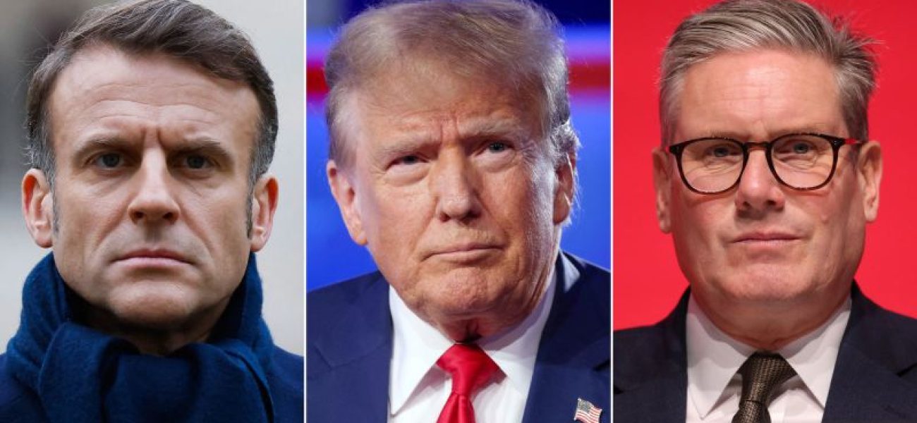 20250223-macron-trump-starmer-split