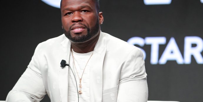 BEVERLY HILLS, CALIFORNIA - JULY 26: Curtis "50 Cent" Jackson of 'Power' speaks onstage during the Starz segment of the Summer 2019 Television Critics Association Press Tour at The Beverly Hilton Hotel on July 26, 2019 in Beverly Hills, California. (Photo by Rich Fury/Getty Images)