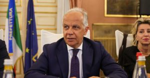 July 8, 2026, Napoli, Campania, ITALIA: Il Ministro degli Interni On. Matteo Piantedosi, Napoli 08/07/2026 presso la Prefettura di Napoli Il Ministro degli Interni assieme alle autoritÃ  cittadine ha tenuta un consiglio per la sicurezza in cittÃ  vista gli ultimi eventi criminali. (Credit Image: © Fabio Sasso/ZUMA Press Wire)
