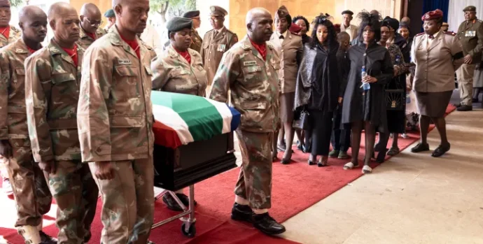 AFP__20240302__34KM9AQ__v1__HighRes__SafricaDrcongoDefenceSandfUnrestFuneral