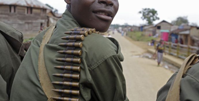 Congo soldier AP