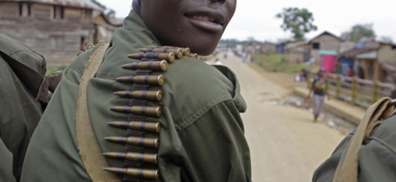 Congo soldier AP