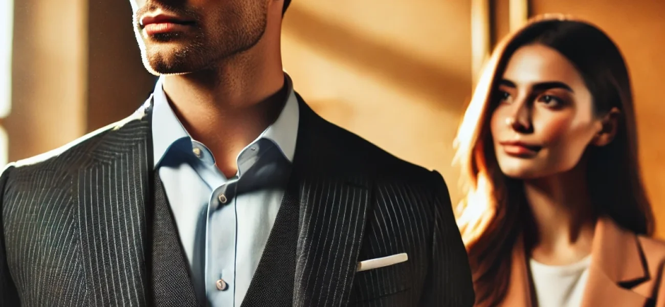 DALL·E 2025-03-05 19.58.38 - A confident and composed man standing with a strong posture, exuding leadership and stability. He is dressed sharply, looking calm and collected while