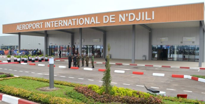 Nouvelle aérogare de l’aéroport international de N’djili à Kinshasa, le 25/06/2015 lors de son inauguration par le Président Joseph Kabila. Radio Okapi/Ph. John Bompengo