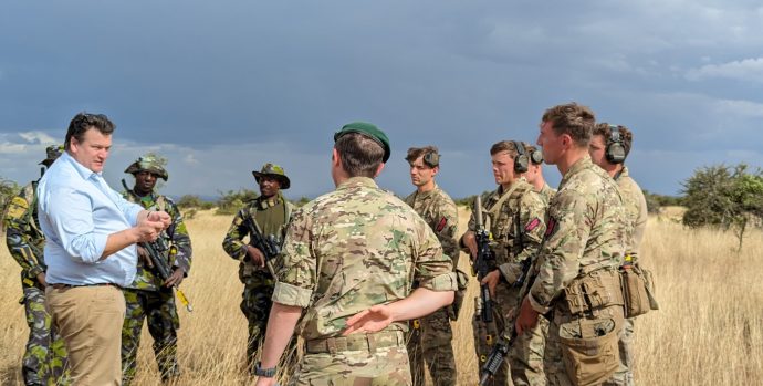 File-Pic-UK-Defence-Minister-with-British-and-Kenyan-troops-in-Nanyuki-Source-BATUK-Facebook