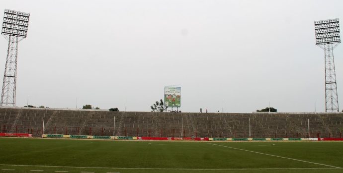 Terrain du stade Tata Raphaël (ex-stade du 20 mai). Radio Okapi/ Ph. John Bompengo