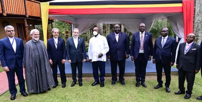 Irans-minister-of-Foreigeeting-at-Munyonyo-on-Wednesday