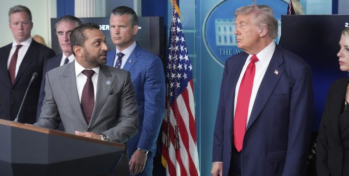 Kash_Patel_Trump_Bondi_Hegseth_AP_National_09_10_25