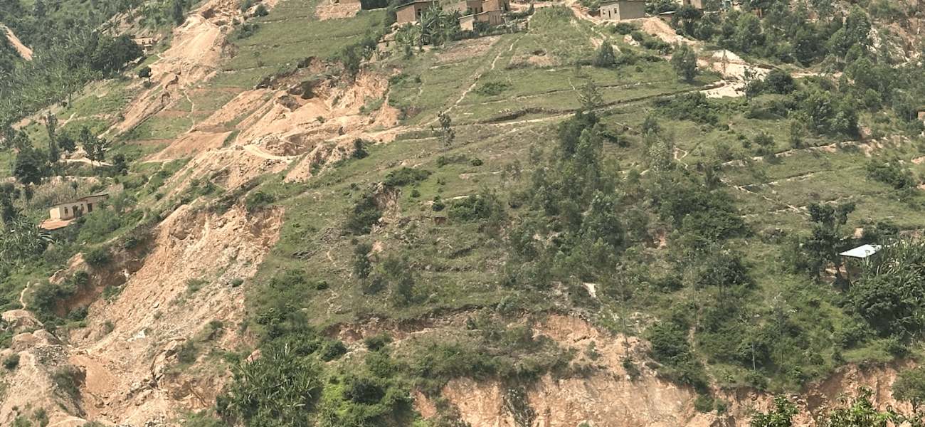 Mountains deteriorated