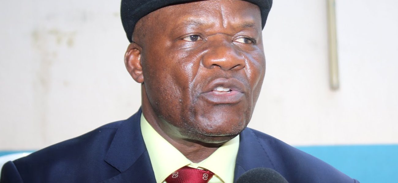 L'opposant Roger Lumbala lors d’une interview devant la rédaction de Radio Okapi à Kinshasa,  février 2017. Radio Okapi/Ph. John Bompengo