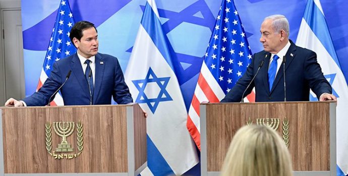 Secretary-of-State-Marco-Rubio-And-Israeli-Prime-Minister-Benjamin-Netanyahu