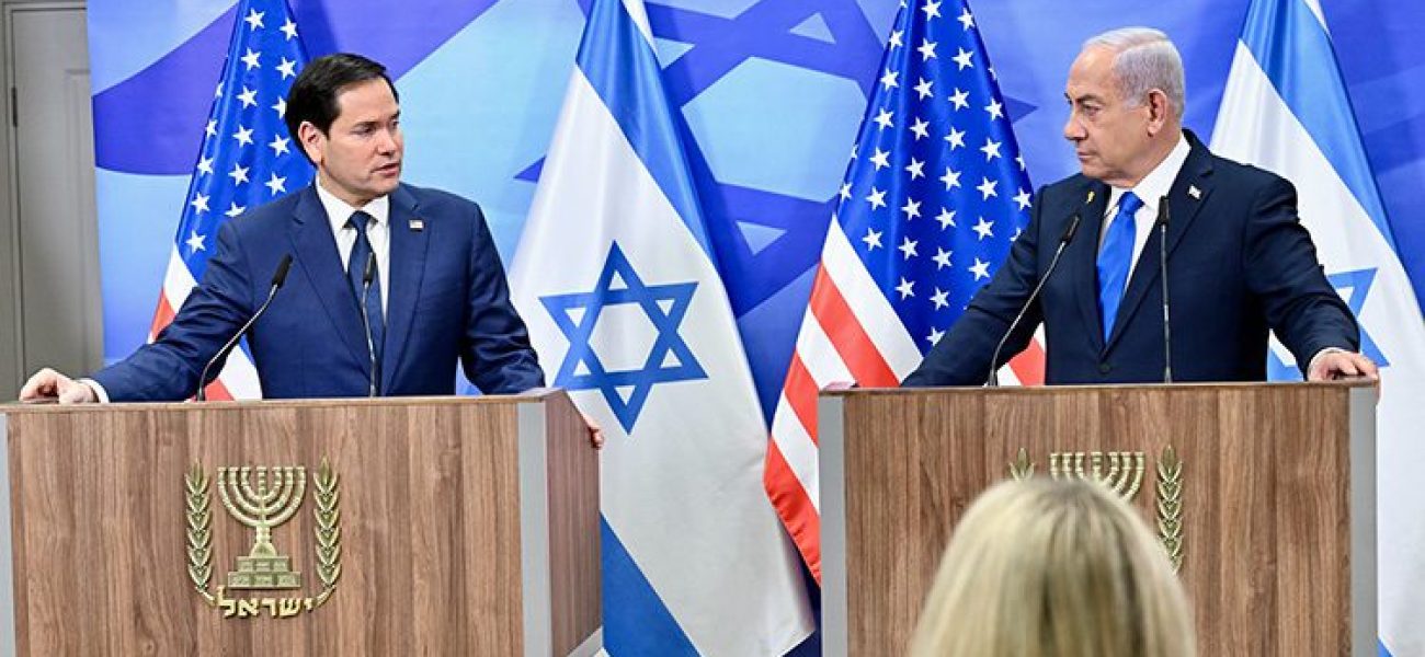 Secretary-of-State-Marco-Rubio-And-Israeli-Prime-Minister-Benjamin-Netanyahu