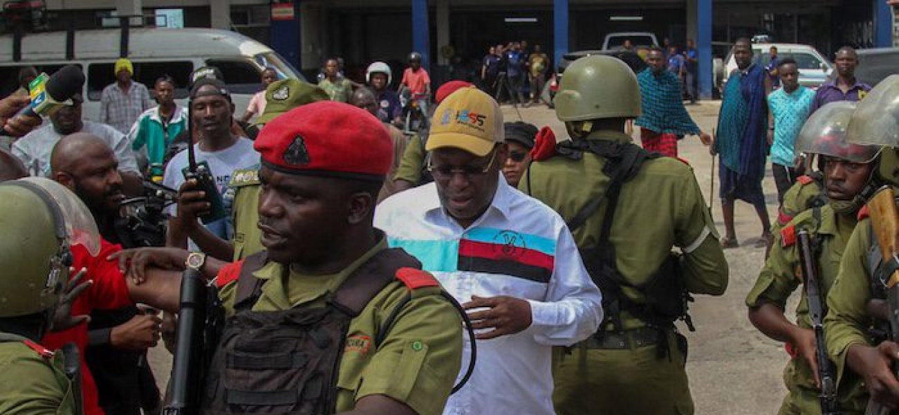 Tanzanian-Police-Detain-Opposition-Leaders-En-Route-To-Court