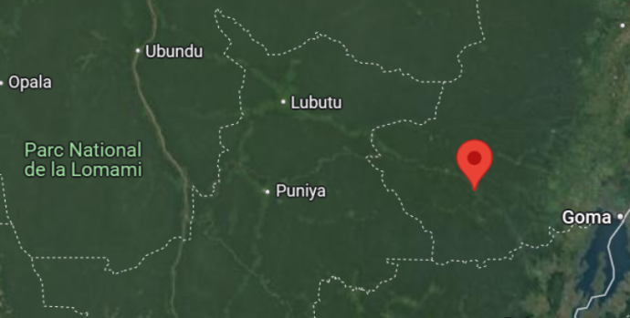 Walikale sur la carte