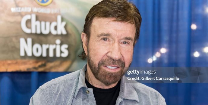 PHILADELPHIA, PA - JUNE 03:  Martial artist/actor Chuck Norris make his Wizard World Comic Con debut during Wizard World Comic Con Philadelphia 2017 - Day 3 at Pennsylvania Convention Center on June 3, 2017 in Philadelphia, Pennsylvania.  (Photo by Gilbert Carrasquillo/Getty Images)